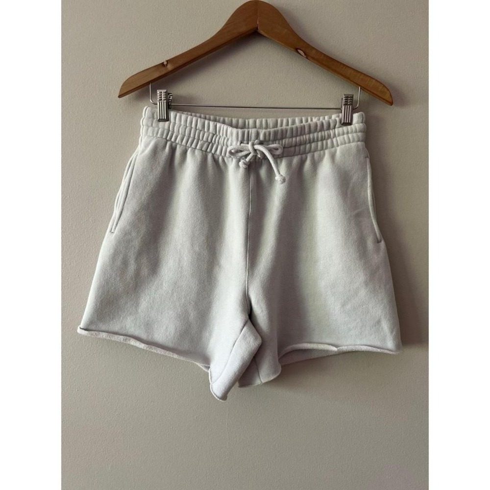 TNA Aritzia Cozy AF Shorts Medium Light Gray